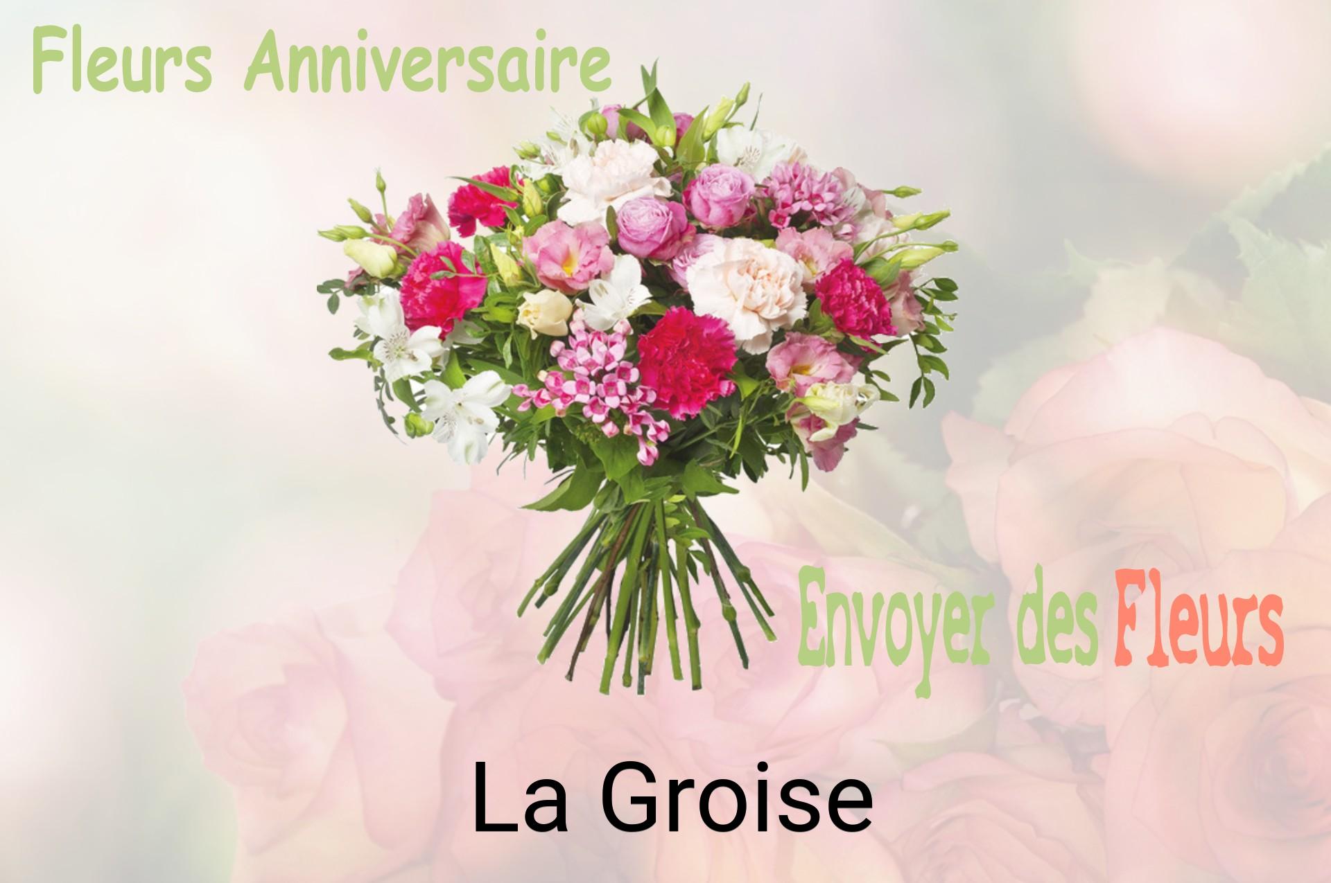 Bouquet de fleurs d’anniversaire livré à La Groise